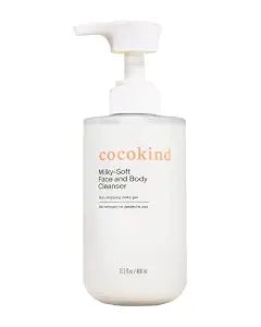 Cocokind Milky Soft Face & Body Cleanser, 13.5 Fl Oz