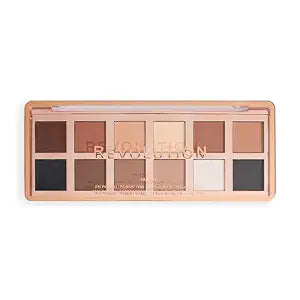 Revolution The Master Icon Matte Nudes Palette, 12 Shades