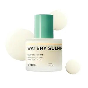 Watery Sulfur 82% Korean Sulfur Face Serum, 1.69 fl oz