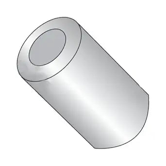 1/4" OD Round Spacers / #6 x 3/16" / Aluminum/Outer Diameter: 1/4" / Hole Size: #6 / Length: 3/16" (Carton: 1,000 pcs)