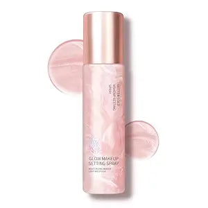 Glow Makeup Setting Spray, Shimmer Dewy Finish, Ultra-Fine 4 Fl Oz