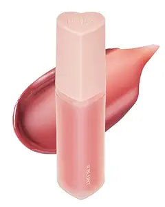 HOLIKA HOLIKA Heart Crush Bare Glaze Tint - K-Beauty Girlish & Juicy Color Lip Tint with Moisture Essence, Long-Lasting Moisture & High Shine, 0.1 fl.oz. (04 BLUNT)