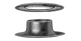 CS OSBORNE N1-4 NICKEL PLATED GROMMETS & PLAIN WASHERS PK/144