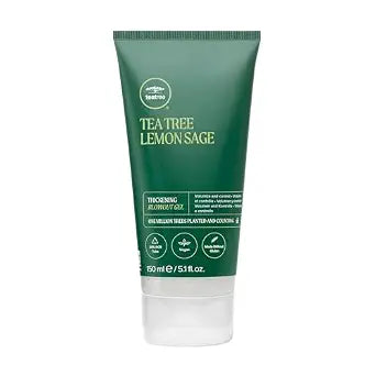 Tea Tree Lemon Sage Thickening Blowout Gel, Volumizing Hair Gel, For Fine Hair, 5.1 fl. oz