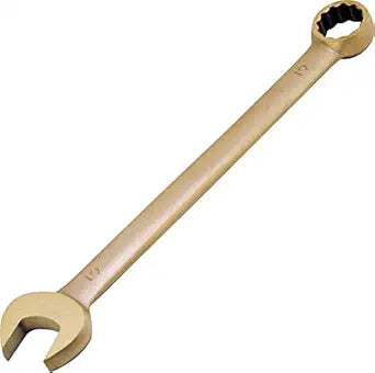 CS Unitec Standard Combination Wrench Non-Sparking, Non-Magnetic, Corrosion Resistant (Aluminum Bronze) 1-1/4In TUV Certified EX206-110UA, Beryllium Free