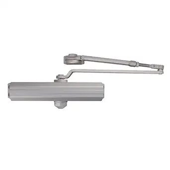 DCL2000-STD-LESS-HW/PA-ALUM, Light Duty Hold, Open arm Surface Door Closers with Less Cover, 689/ALUM, Aluminum