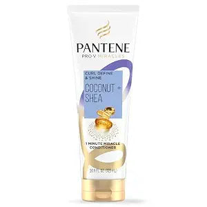 Pantene Pro-V Miracles Curl Define & Shine Coconut + Shea 1 Minute Miracle Conditioner 10.9 FL OZ