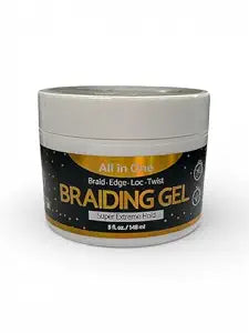 EDEN Braiding Gel (5 Fl Oz) | No Flaking or Whitening | SUPER EXTREME HOLD | 24+ HOUR HOLD