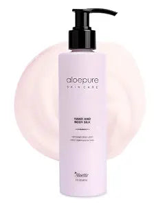 Aloette Hand & Body Silk Lotion - Moisturizer Body Lotion for Dry Skin