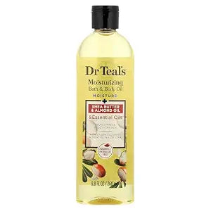Dr Teal's Moisturizing Bath & Body Oil with Shea Butter & Almond Oil 8.8 fl oz