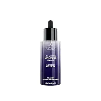 Alterna Haircare CAVIAR Anti-Aging Replenishing Moisture Hair Oil 1.7 oz | Lightweight, Revives and Nourishes Hair | Increased Shine and Softness | Heat Protectant and Frizz Control
