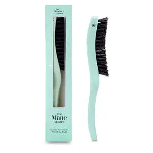 Mane Master™ Curved Boar Bristle Smoothing Hair Brush