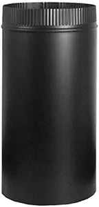 PIPE STOVE BLACK 12X6"