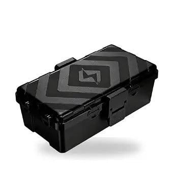 Medium Outdoor Electrical Box, IP54 Waterproof Extension Cord Cover (10.3 x5.9 x 3.7 in)  Weatherproof Outdoor Outlet Box for Holiday Lights, Pool Pump, EV Charger (Black, Medium)
