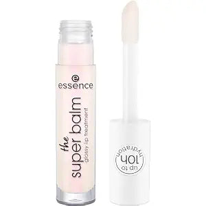 essence The Super Balm Glossy Lip Treatment, Non-Sticky (01 | Light Pink)