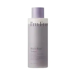 I���m from Black Rice Toner, Hydrating Milky Face Toner with Fermented Black Rice Extract & Ceramides, Lightweight Soothing Toner for Dry & Sensitive Skin, Korean Skincare, 5.07 fl. Oz