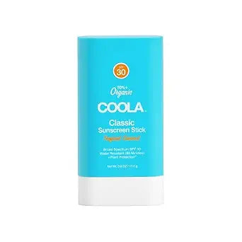 COOLA Face Sunscreen Stick SPF 30, Tropical Coconut Scented, 0.15 oz