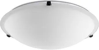 4 Light Flush Mount in Quorum Home Collection Style - 20 inches Wide by 5 inches high-Oiled Bronze Finish-Satin Opal Gla