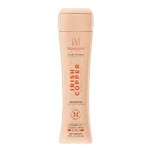 naissant Irish Copper Hair Toning Shampoo | Ultra High-Purity Pigments | Deposits Deep Copper Tone | Hyaluronic Acid, Collagen & Biotin | Paraben, Ammonia & Sulfate Free | 10.1 Fl. Oz