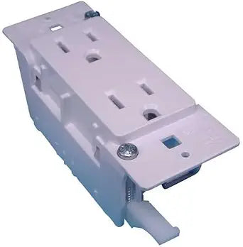 United States HDW E-120C Duplex Receptacle, 1-9/16 x 4-1/4"