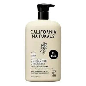California Naturals Classic Clean Toasted Coconut Conditioner with Coconut Milk, Vitamin B5, Natural, Vegan, Paraben & Sulfate Free, Color Safe Conditioner, All Hair Types, 20 fl oz