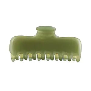 Large Hair Claw Clips for Women,3.8’’ Acetate Olive Green Hair Clip