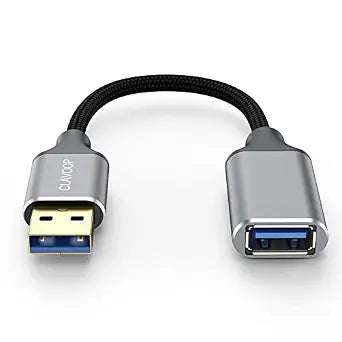Short USB Extension Cable 6 inch, USB A 3.0 Extender
