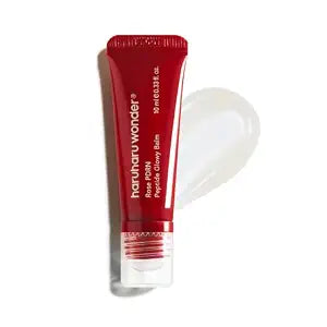 HARUHARU wonder Rose PDRN Peptide Glowy Balm, 0.33 fl.oz, Glossy Clear