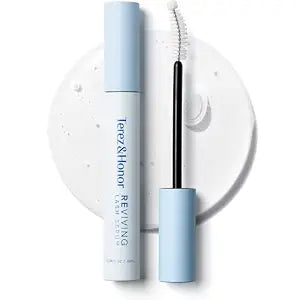 Terez & Honor REviving Lash Serum - Korean Vegan PDRN Lash Growth Serum for Longer, Fuller, Healthier Lashes - Peptide & Biotin Lash Conditioner for Root Strengthening - Clean, Gentle, Made in Korea