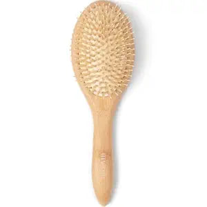 The Hair Edit Glossifier Boar Bristle Bamboo Finishing Hair Brush for Women