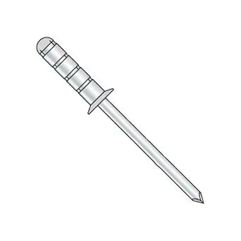 Multi-Grip Blind Rivets, Countersunk Domed Head, Rivet Diameter 1/8 inch, Rivet 43-45, Grip Range (.125-.312), Rivet/Body Material: Aluminum, Mandrel Material: Zinc Plated Steel (Quantity: 500 pcs)