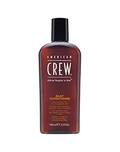 Men's Conditioner by American Crew, Daily Conditioner for Soft, Manageable Hair, Naturally Derived, Vegan Formula, Citrus Mint, 3.3 Oz