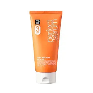Mise En Scene 3 Min Korean Hair Mask - Perfect Serum Super Rich 3 Min Salon Pack - Strengthening and Hydrating, Korean HairCare, Hair Balm Texture 10.14 Fl Oz.