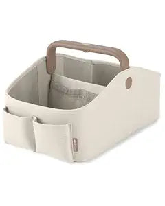 Skip Hop Diaper Caddy Organizer with Touch Sensor Night Light Nursery Style Oat
