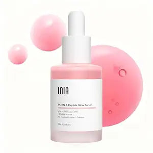 INIA PDRN Pink Peptide Serum for Face with Salmon DNA, 1.06 Fl Oz