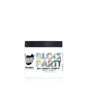 The Doux BLOCK PARTY Anti-Humidity Gel, Curl Defining Styling Gel, 8 oz