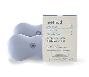 method Bar Soap, Simply Nourish, 2 bars, 5 oz each