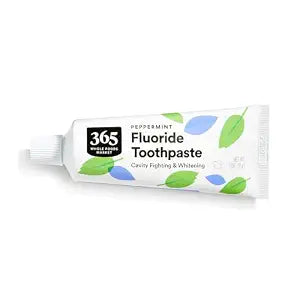 365 by Whole Foods Market, Travel Size Toothpaste Fluoride, 3 Ounce