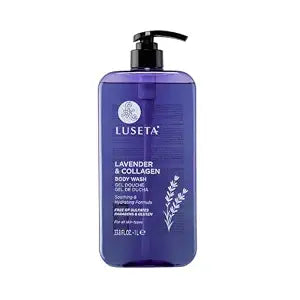 Luseta Lavender & Collagen Body Wash, Hydrating Shower Gel 33.8 Oz