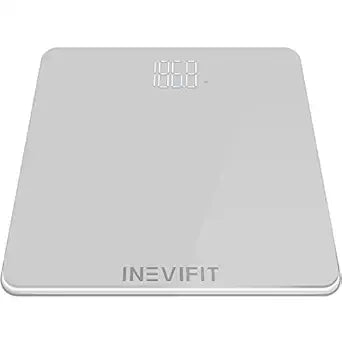 INEVIFIT Bathroom Scale, Highly Accurate Digital Bathroom Body Scale, Precisely Measures Weight up to 400 lbs