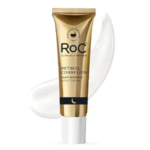 RoC Retinol Correxion Deep Wrinkle Night Cream Mini, Face Moisturizer 0.5oz