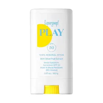 Supergoop! PLAY Mineral Sunscreen Stick SPF 50 Face Sunscreen