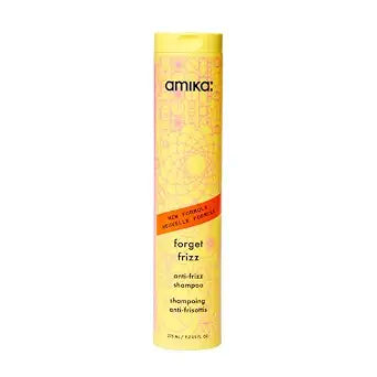 amika forget frizz anti-frizz shampoo, 275ml | smoothing, humidity protection, up to 72 hour frizz control + lightweight hydration, for medium to thick coarse hair types 2a-4c