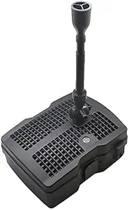 TOPWAY 660GPH 4 in 1 Submersible Aquarium Garden Pond Filter Water Outdoor Fountain Pump w/9W-Sterilizer for Cleaning System