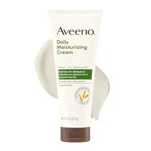 Aveeno Daily Moisturizing Cream, Fragrance-Free, 7.5 oz