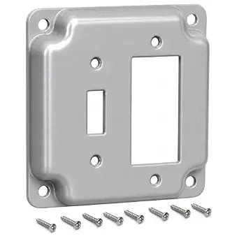 Powder-Coated Galvanized Steel Raised Electrical Cover