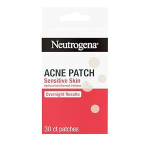 Neutrogena Acne Patches for Sensitive Skin, 2 Sizes, 30 Count