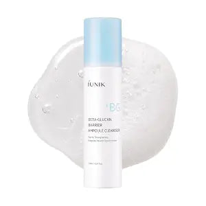 IUNIK Beta-Glucan Barrier Ampoule Cleanser - Hydrating Face Wash 4.05 fl oz