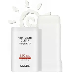 COSRX Airy-Light Clear Sunscreen Stick with Vitamin E&C, SPF 50, 0.67 oz