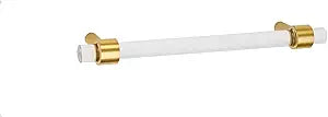 Alno A860-6-PB Contemporary Acrylic 6 Inch Center to Center Bar Cabinet Pull